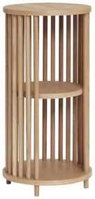 Конзолна масичка от народен дъб, ø 35 cm - Hübsch