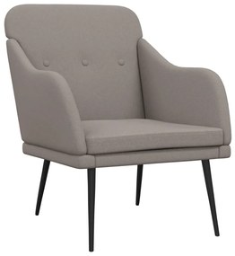 351479 vidaXL Кресло, таупе, 63x76x80 см, текстил
