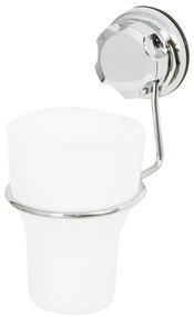 Метална чаша за четка за зъби в сребрист цвят Bestlock Bath - Compactor