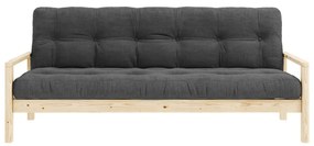 Разтегателен диван в черно и антрацит 205 cm Knob - Karup Design