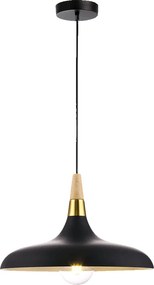 Пендел TRIER, черен, 1xE27