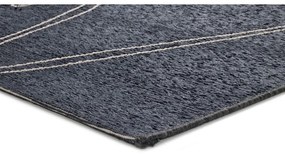 Антрацитен външен килим 76x150 cm Velvet Gris - Universal