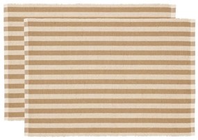 Платнена подложка за хранене 2 бр. 33x48 cm Statement Stripe - Södahl