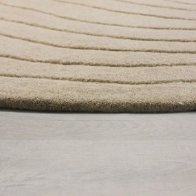 Кремав вълнен килим 200x290 cm Puddle Wool – Flair Rugs