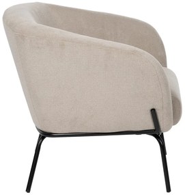 Бежово шенилово кресло Classic – Ixia