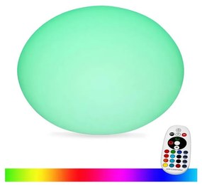 LED RGB Димируема екстериорна лампа LED/1W/230V 20cm IP67 + дистанционно