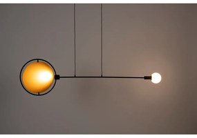 LED затъмняващо се висящо осветително тяло в цвят жълта охра и черно Sirius – Zuiver