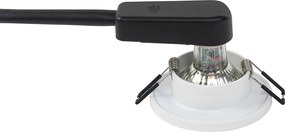 Интелигентен вграден прожектор за баня бял с Wifi GU10 - Shed