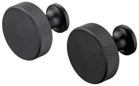 Черни стенни метални куки в комплект от 2 бр. Rof – Blomus