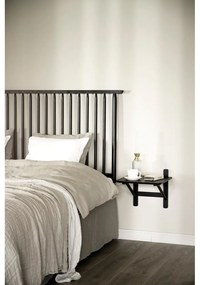 Черна дъбова табла за глава 194x84 cm Riggins - Rowico