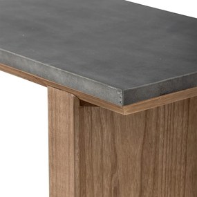 Конзолна маса с метална плоча в естествен цвят 40x110 cm Riva – Bloomingville