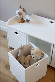 Бял детски скрин 99,5x32x48 cm Luca – Cam Cam Copenhagen