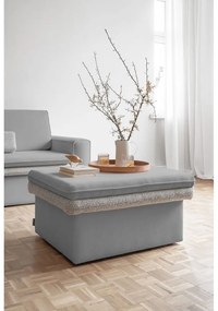 Светлосива табуретка Wilson – Miuform