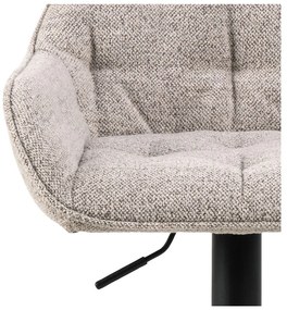 Светлосиви въртящи се бар столове в комплект от 2 броя 109 см Brooke - Actona