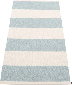 Светлосиня и кремава пътека за открито и закрито 70x150 cm Bob Blue Fog – Pappelina