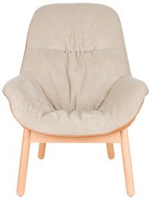 Бежово кресло Duke – White Label