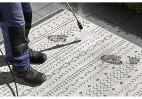 Зелен и кремав килим на открито , 80 x 150 cm Kuba - NORTHRUGS