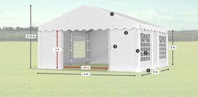 Парти шатрата 4x5x2m Comfort PE 240g Лято