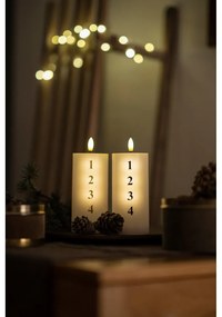 LED свещ на батерии (височина 15 cm) Sille Advent – Sirius