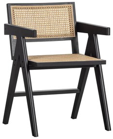 Стол за хранене от черно борово дърво Gunn - WOOOD