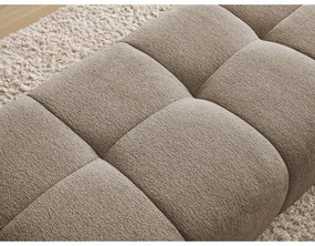 Кафяво-сива шенилова табуретка Everest – Bobochic Paris