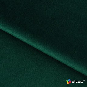 Зелен кадифен разтегателен ъглов диван с място за съхранение (ляв ъгъл L форма) Barea – ELTAP