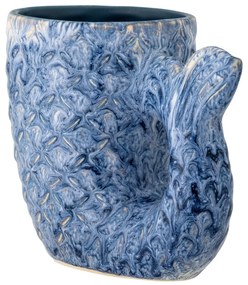 Синя глинена ваза (височина 12 cm) Ariella – Bloomingville