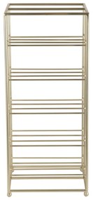 Метален стелаж за вино в златист цвят брой бутилки 10 25x57x22,5 cm Dual Floor – PT LIVING