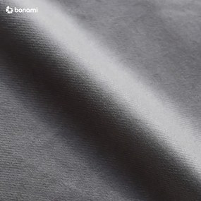 Сиво тапицирано двойно легло с включена подматрачна рамка 160x200 cm Noira Slim – Bonami Selection