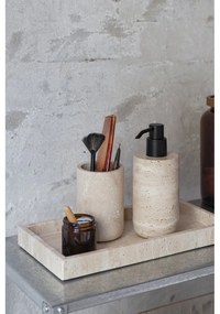 Бежов каменен диспенсер за сапун 250 ml Travertine – Mette Ditmer Denmark