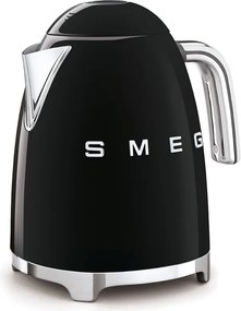 Електрическа кана SMEG KLF03BLEU, 2400 W, 1.7 л, 360° основа, Гланцово покритие, Черен