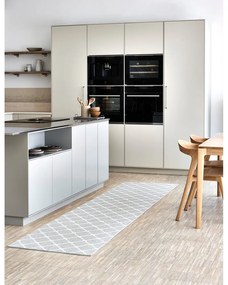 Светлосива и кремава пътека за открито и закрито 70x160 cm Rex Fossil – Pappelina