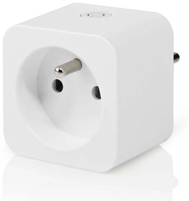 Nedis WIFIP121EWT - Смарт контакт 3680W/230V/ Type E/16A Wi-Fi