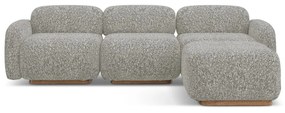 Сив модулен ъглов диван (променлив) Ailani – Makamii