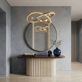 ВИСЯЩА ТАВАННА ЛАМПА LED G158-CP GOLD