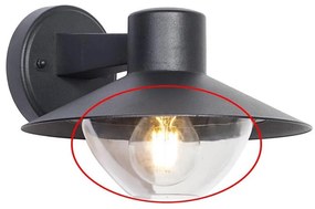 Резервен абажур за стенен аплик, полилей и лампа VEERLE E27, прозрачен