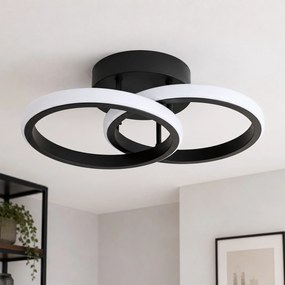 LED плафон LHJ121-C Черен