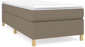 3120933 vidaXL Рамка за легло без матрак, таупе, 90x200 см, плат