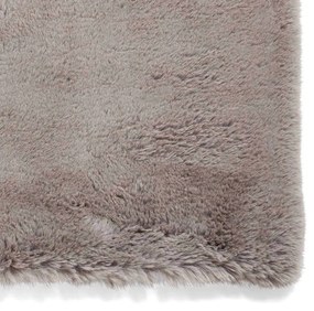 Сив килим 60x120 cm Super Teddy – Think Rugs