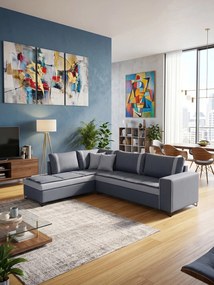 Ъглов диван Oscar-Gkri Skouro-Gkri-Δεξιά