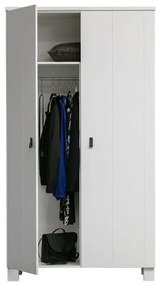 Гардероб от бял бор 111x202 cm Ties - WOOOD