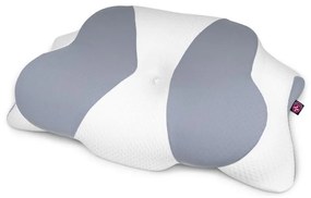CONNECT IT CFH-6032-WH - Анатомична възглавница Gemini бяло/сиво