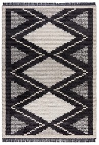 Сив килим 170x120 cm Domino Zaid Berber - Flair Rugs