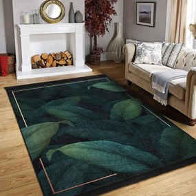 Килим подходящ за пране петролен 120x180 cm Unique – Mila Home