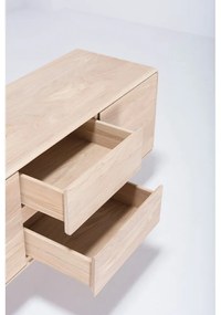 ТВ скрин от масивна дъбова дървесина Естествено Fawn - Gazzda