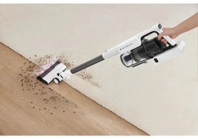 Вертикална прахосмукачка Tineco A30S Plus, 160W, 20000 Pa, 140 м2, 60 мин, 1000 мл, iLoop сензор, PureCyclone технология, LED, Бял/сив