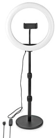 Nedis RLSTND200BK - LED Димируема лампа със стойка и поставка LED/6W/USB