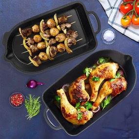 Чугунен съд за готвене 22x42,5 cm LITINA SMALT – Orion