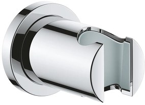GROHE 27074000 - Стенен държач за душ RAINSHOWER с кръгла розетка, лъскав хром