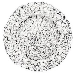 Стъклена чиния ф21см GOCCE-(09214/01) (RM 271) - Luigi Bormioli